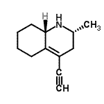 CAS#: 519164-95-5， (2R,8aS)-4-Ethynyl-2-Methyl-1,2,3,5,6,7,8,8A-Octahydroquinoline