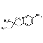 CAS#: 52025-22-6， 6-[(2-Methyl-2-Butanyl)Sulfanyl]-3-Pyridinamine
