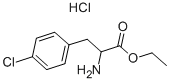 structure of CAS# 52031-05-7, DL-4-Chlorophenylalanine Ethyl Ester Hydrochloride;2-Amino-3-(4-Chlorophenyl)Propanoic Acid Ethyl Ester Hydrochloride;2-Amino-3-(4-Chlorophenyl)Propionic Acid Ethyl Ester Hydrochloride;Sbb001014