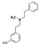 CAS#: 52059-51-5， 3-{2-[Methyl(2-Phenylethyl)Amino]Ethyl}Phenol