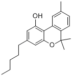 structure of CAS# 521-35-7, Cannabinol;6,6,9-Trimethyl-3-Pentyl-Benzo[C]Chromen-1-Ol;6,6,9-Trimethyl-3-Pentyl-1-Benzo[C]Chromenol;3-Amyl-6,6,9-Trimethyl-Benzo[C]Chromen-1-Ol