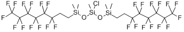 CAS#: 521069-01-2， Bis((Tridecafluoro-1,1,2,2-Tetrahydrooctyl)Dimethylsiloxy)Methylchlorosilane