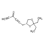 CAS#: 521078-62-6， 6-[(4R)-2,2-Diethyl-1,3-Dioxolan-4-Yl]-1,4-Hexadiyn-3-One