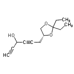 CAS#: 521078-77-3， 6-[(4R)-2,2-Diethyl-1,3-Dioxolan-4-Yl]-1,4-Hexadiyn-3-Ol