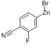 CAS#: 521093-90-3， 4-Cyano-3-Fluorophenylzinc Bromide