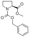 结构式 CAS# 5211-23-4, N-苄氧羰基-L-脯氨酸甲酯