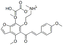 CAS#: 52171-36-5， 2-[4,7-Dimethoxy-5-(4-Methoxycinnamoyl)Benzofuran-6-Yloxy]Ethyldimethylammonium Hydrogen Oxalate