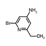 CAS#: 521917-55-5， 2-Bromo-6-Ethyl-4-Pyridinamine
