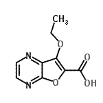 CAS#: 521948-75-4， 7-Ethoxyfuro[2,3-b]Pyrazine-6-Carboxylic Acid