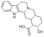 结构式 CAS# 522-87-2, 育亨酸单水合物