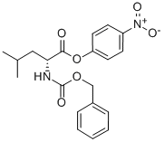 structure of CAS# 52235-17-3, Cbz-D-Leu-Onp;N-Alpha-Benzyloxycarbonyl-D-Leucine P-Nitrophenyl Ester;BENZYLOXYCARBONYL-D-LEUCINE P-NITROPHENYL ESTER;BENZYLOXYCARBONYL-D-LEUCINE 4-NITROPHENYL ESTER