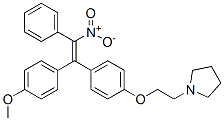 CAS#: 52235-18-4， 1-[2-[4-[(Z)-1-(4-Methoxyphenyl)-2-Nitro-2-Phenylethenyl]Phenoxy]Ethyl]Pyrrolidine