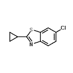 CAS#: 52260-26-1， 6-Chloro-2-Cyclopropyl-1,3-Benzothiazole