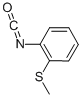 structure of CAS# 52260-30-7, 2-(Methylthio)Phenyl Isocyanate;2-Isocyanatothioanisole, 1-Isocyanato-2-(Methylsulphanyl)Benzene, 2-Isocyanatophenyl Methyl Sulphide;2-(METHYLTHIO)PHENYL ISOCYANATE