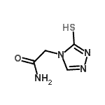 CAS#: 522644-59-3， 2-(5-Thioxo-1,5-Dihydro-4H-1,2,4-Triazol-4-Yl)Acetamide