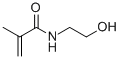 结构式 CAS# 5238-56-2, N-(2-羟基乙基)甲基丙烯酰胺
