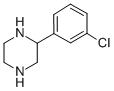 structure of CAS# 52385-79-2, 2-(3-Chlorophenyl)Piperazine;2-(3-Chlorophenyl)Piperazine95%;2-(3-CHLOROPHENYL)PIPERAZINE