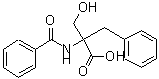 structure of CAS# 52421-48-4, DL-N-Benzoyl-2-Benzylserine;(2S)-2-(Benzoylamino)-2-(Hydroxymethyl)-3-Phenyl-Propanoate;(2S)-2-(Hydroxymethyl)-2-[(Oxo-Phenylmethyl)Amino]-3-Phenylpropanoate;(2S)-2-(Benzoylamino)-2-(Benzyl)-3-Hydroxy-Propionate