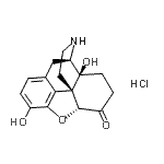 CAS#: 52446-24-9， (5alpha)-3,14-Dihydroxy-4,5-Epoxymorphinan-6-One Hydrochloride (1:1)