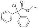 structure of CAS# 52460-86-3, Ethyl 2-Chloro-2,2-Diphenyl-Acetate;2-Chloro-2,2-Di(Phenyl)Acetic Acid Ethyl Ester;Ethyl 2-Chloro-2,2-Di(Phenyl)Ethanoate;Nsc46861