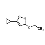 CAS#: 524729-14-4， 5-Cyclopropyl-3-Ethoxy-1,2-Oxazole