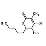 CAS#: 524735-63-5， 4-Hydroxy-3,5-Dimethyl-6-Pentyl-2H-Pyran-2-One