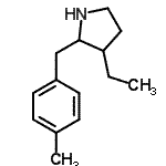 CAS#: 525537-26-2， 3-Ethyl-2-(4-Methylbenzyl)Pyrrolidine