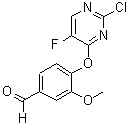 CAS#: 525570-78-9， 4-[(2-Chloro-5-Fluoro-4-Pyrimidinyl)Oxy]-3-Methoxybenzaldehyde