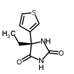 CAS#: 525600-06-0， (5S)-5-Ethyl-5-(3-Thienyl)-2,4-Imidazolidinedione