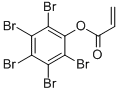 structure of CAS# 52660-82-9, Pentabromophenyl Acrylate;PENTABROMOPHENYL ACRYLATE