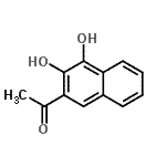 CAS 登录号：52749-65-2， 1-(3,4-二羟基-2-萘基)乙酮