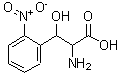 结构式 CAS# 52773-86-1, beta-羟基-2-硝基苯丙氨酸