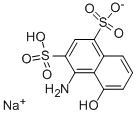 structure of CAS# 52789-62-5, 1-Amino-8-Naphthol-2,4-Disulfonic Acid Monosodium Salt;Disodium 4-Amino-5-Hydroxy-Naphthalene-1,3-Disulfonate;Sodium Hydrogen 4-Amino-5-Hydroxynaphthalene-1,3-Disulphonate