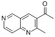 结构式 CAS# 52816-65-6, 3-乙酰基-2-甲基-1,6-萘啶