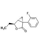 CAS#: 528588-17-2， (1S,4S,5R)-4-Ethyl-1-(2-Fluorophenyl)-3-Oxabicyclo[3.1.0]Hexan-2-One