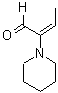 CAS#: 52900-93-3， (E)-alpha-Ethylidenepiperidine-1-Acetaldehyde