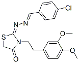 CAS#: 53068-37-4， 4-Chlorobenzaldehyde [3-[2-(3,4-Dimethoxyphenyl)Ethyl]-4-Oxothiazolidin-2-Ylidene]Hydrazone