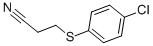 CAS 登录号：5307-86-8， 3-[(4-氯苯基)硫代]丙腈