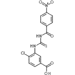 CAS#: 531516-05-9， 4-Chloro-3-{[(4-Nitrobenzoyl)Carbamothioyl]Amino}Benzoic Acid
