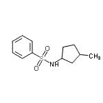 CAS#: 5317-99-7， N-(3-Methylcyclopentyl)Benzenesulfonamide