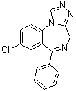 CAS#: 53180-72-6， 8-Chloro-6-Phenyl-4H-[1,2,4]Triazolo[4,3-a][1,4]Benzodiazepine