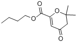 structure of CAS# 532-34-3, Butopyronoxyl;6,6-Dimethyl-4-Oxo-5H-Pyran-2-Carboxylic Acid Butyl Ester;4-Keto-6,6-Dimethyl-5H-Pyran-2-Carboxylic Acid Butyl Ester;.Alpha.,.Alpha.-Dimethyl-.Alpha.'-Carbobutoxy-Dihydro-.Gamma.-Pyrone