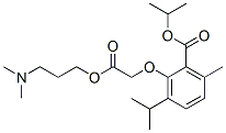 CAS 登录号:53206-93-2, (2-异丙氧羰基-6-异丙基-3-甲基苯氧基)乙酸 3-(二甲基氨基)丙基酯