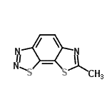 CAS#: 5321-75-5， 7-Methyl[1,3]Thiazolo[4,5-g][1,2,3]Benzothiadiazole