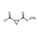 CAS#: 53229-56-4， Methyl (1R,2S)-2-(Chlorocarbonyl)Cyclopropanecarboxylate