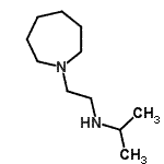 structure of CAS# 532407-05-9, N-[2-(Azepan-1-Yl)Ethyl]Propan-2-Amine;(2-azepan-1-ylethyl)isopropylamine;N-(2-Azepan-1-ylethyl)-N-isopropylamine;MFCD08691567