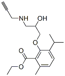 CAS 登录号：53251-80-2， 3-[2-羟基-3-(2-丙炔基氨基)丙氧基]对伞花烃-2-羧酸乙酯