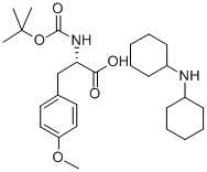 structure of CAS# 53267-94-0, Boc-4-Methoxy-DL-Phenylalanine Dicyclohexylammonium Salt;N-ALPHA-T-BUTOXYCARBONYL-P-METHOXY-L-PHENYLALANINE DICYCLOHEXYLAMMONIUM SALT;N-ALPHA-T-BUTOXYCARBONYL-O-METHYL-L-TYROSINE DICYCLOHEXYLAMMONIUM SALT;BOC-4-METHOXY-DL-PHENYLALANINE DICYCLOHEXYLAMMONIUM SALT