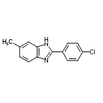 CAS#: 53314-17-3， 2-(4-Chlorophenyl)-6-Methyl-1H-Benzimidazole