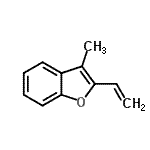 CAS#: 53327-15-4， 3-Methyl-2-Vinyl-1-Benzofuran